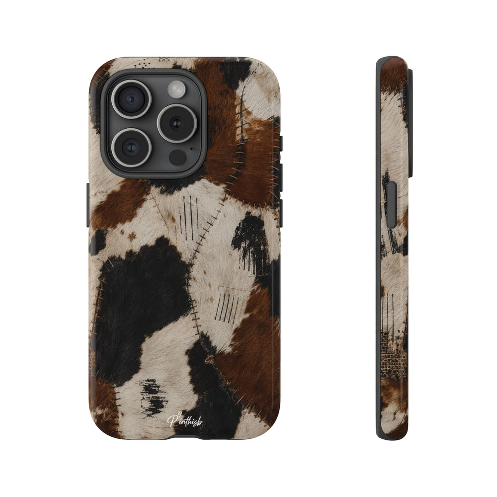 Brown & Black Animal Print Tough Case