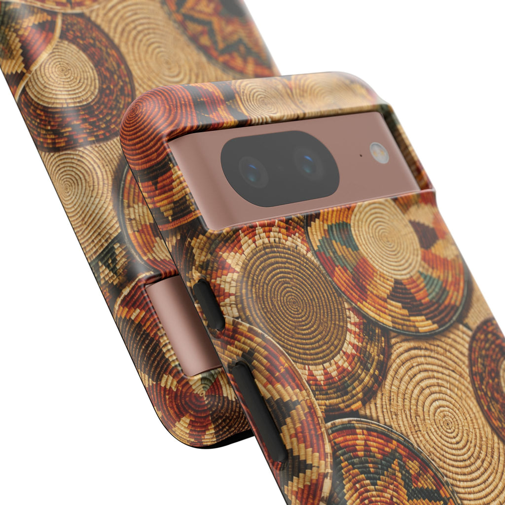 Bohemian Woven Basket Pattern Tough Case