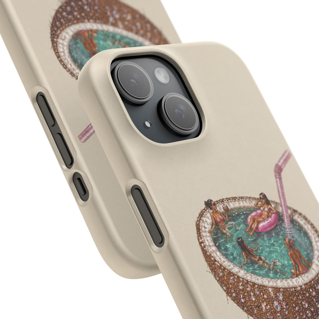 Coconut Pool Snap Phone Case
