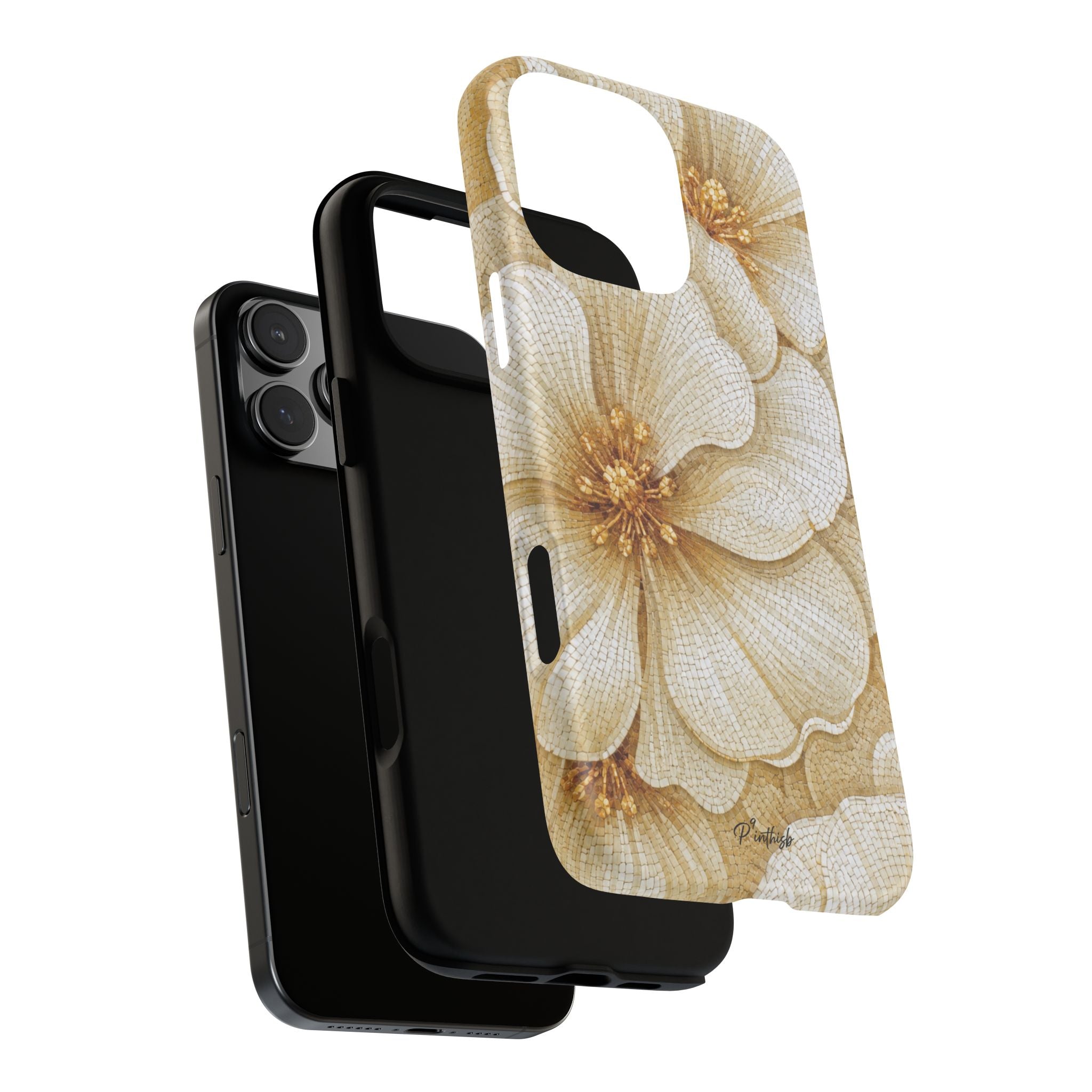 Floral Gold Bloom Tough Case