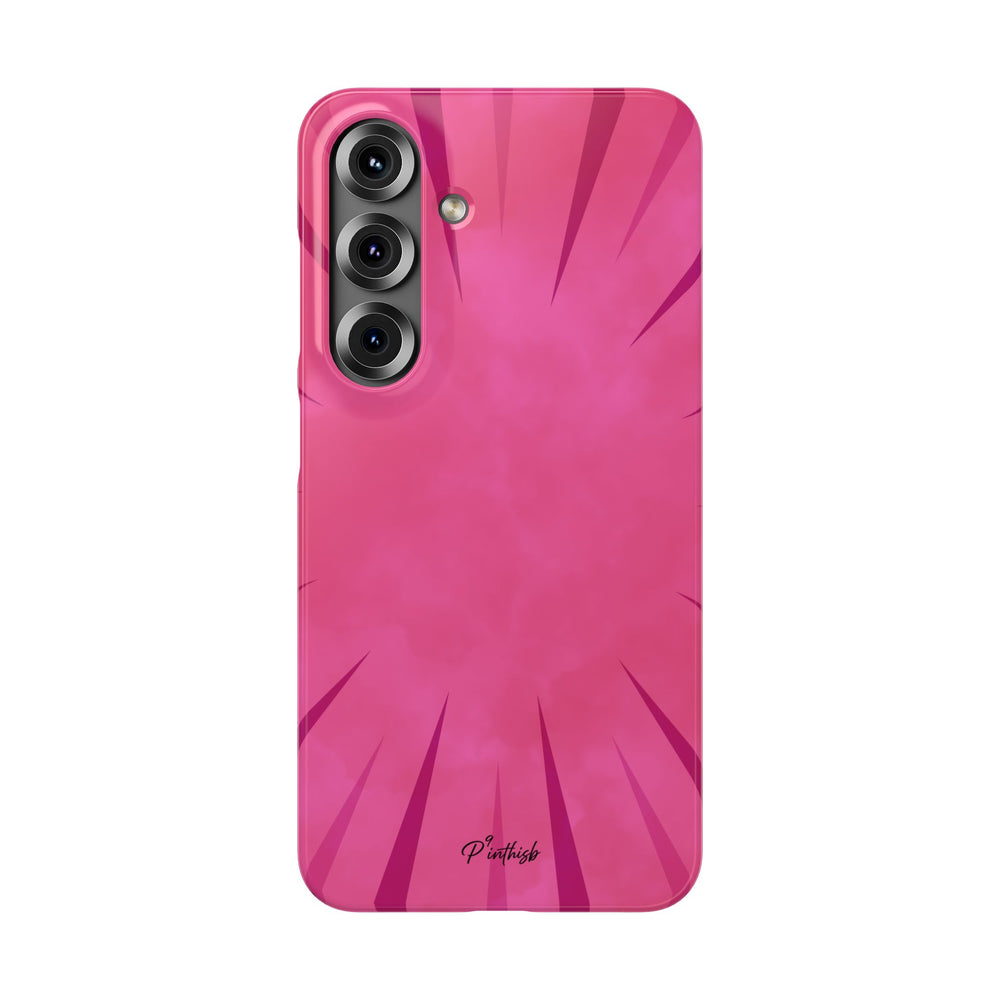 Pink Burst Snap Phone Case