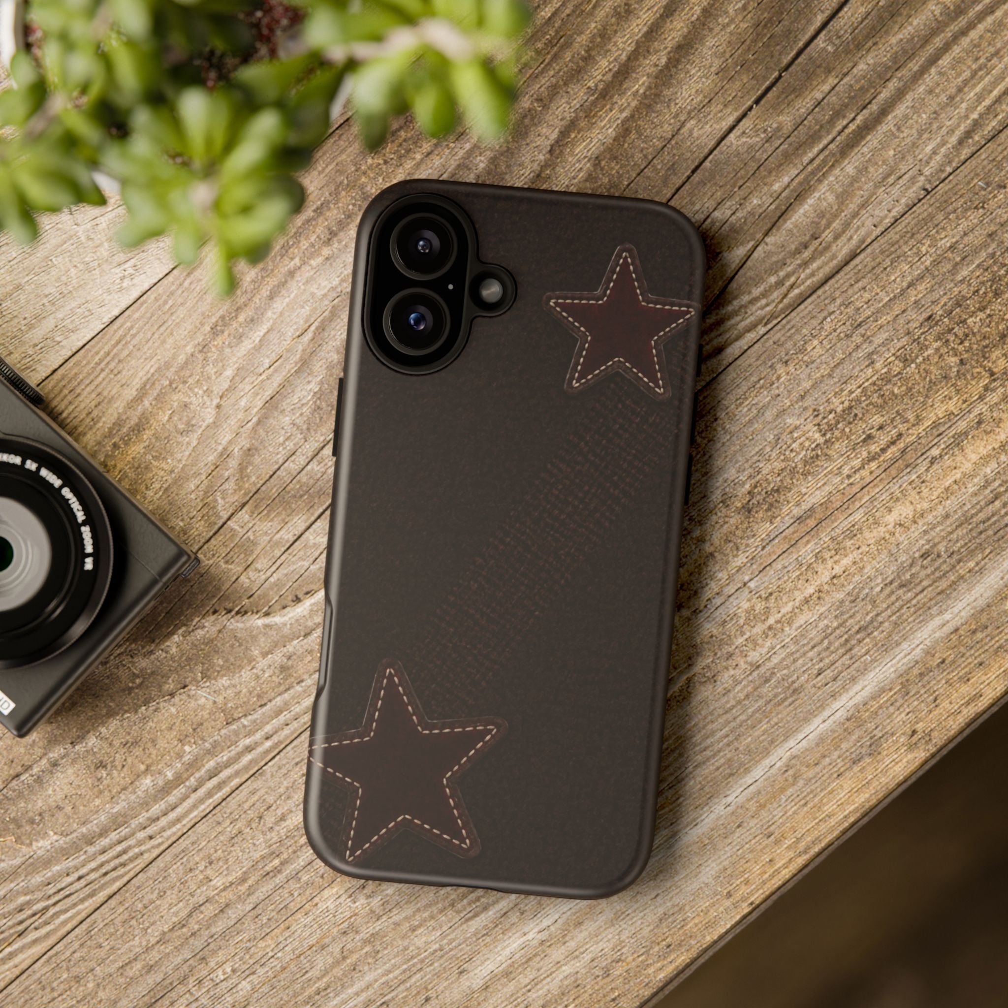 Rustic Stitched Star Phone Case
