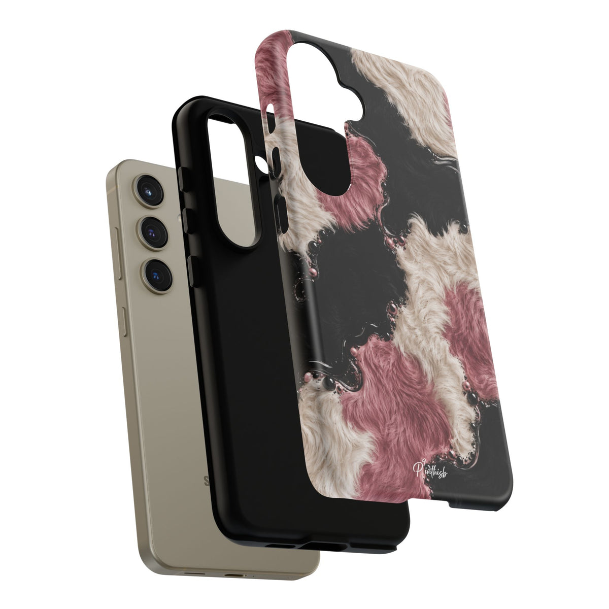Cow Print Swirl Tough Case