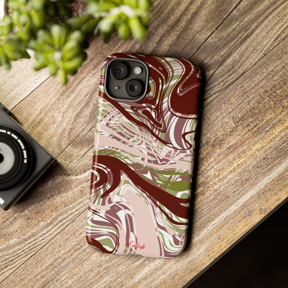 Abstract Marbled Tough Phone Case