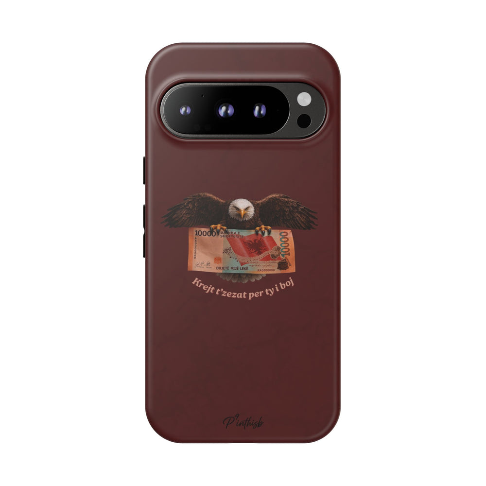 "Krejt t'zezat për ty i boj" Albanian Tough Phone Case