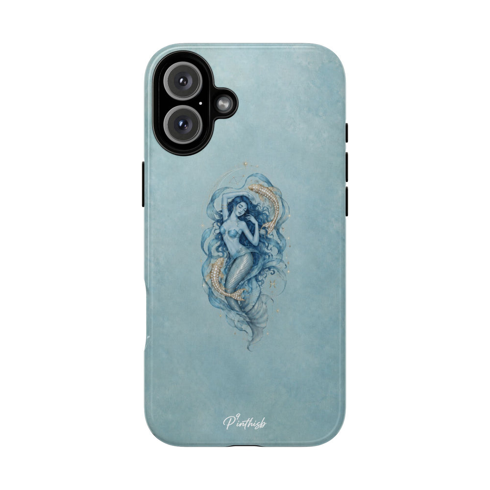 Pisces Zodiac Glitter Phone Case