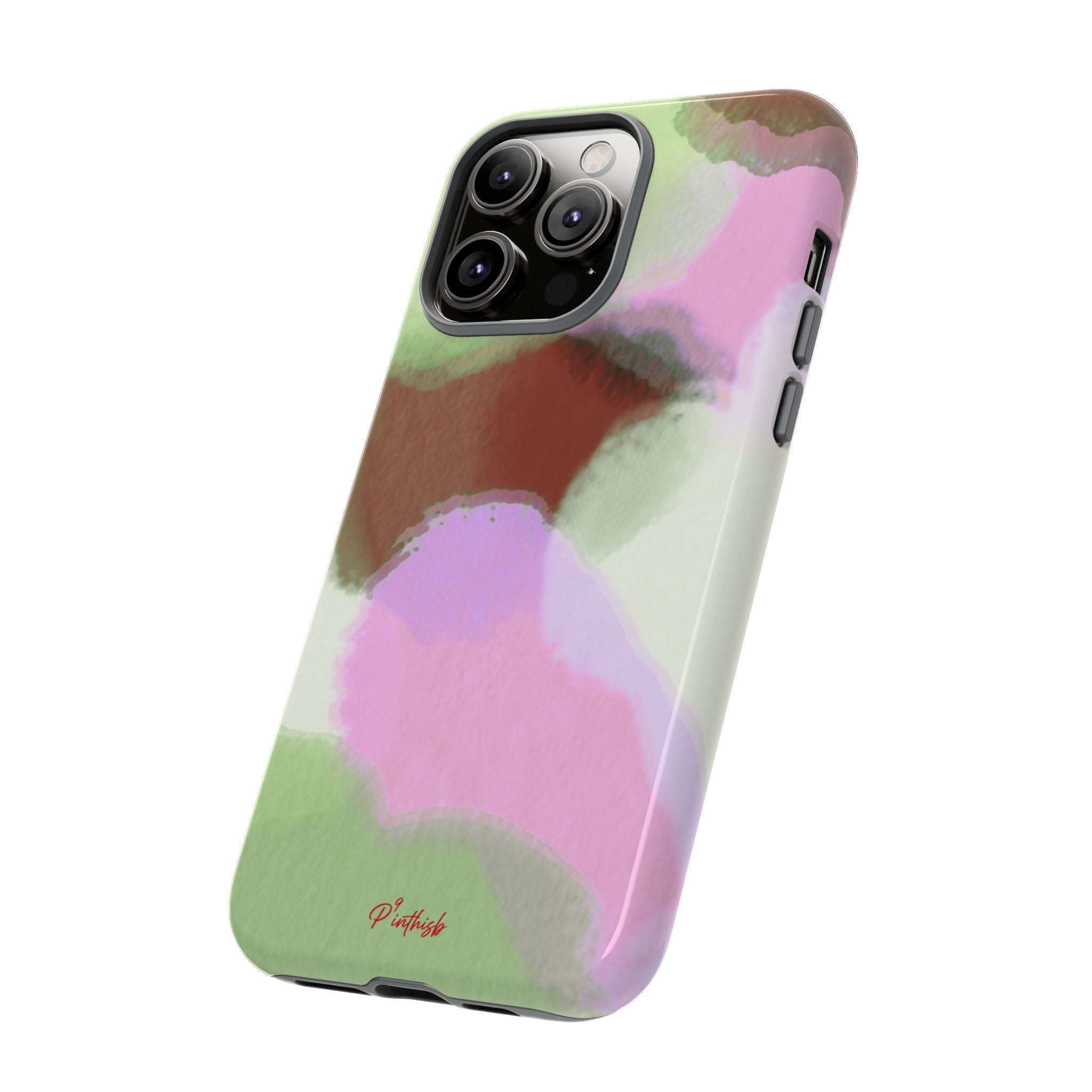 Abstract Pastel Camouflage Tough Phone Case