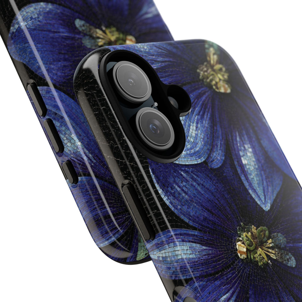 Blue Floral Tough Case
