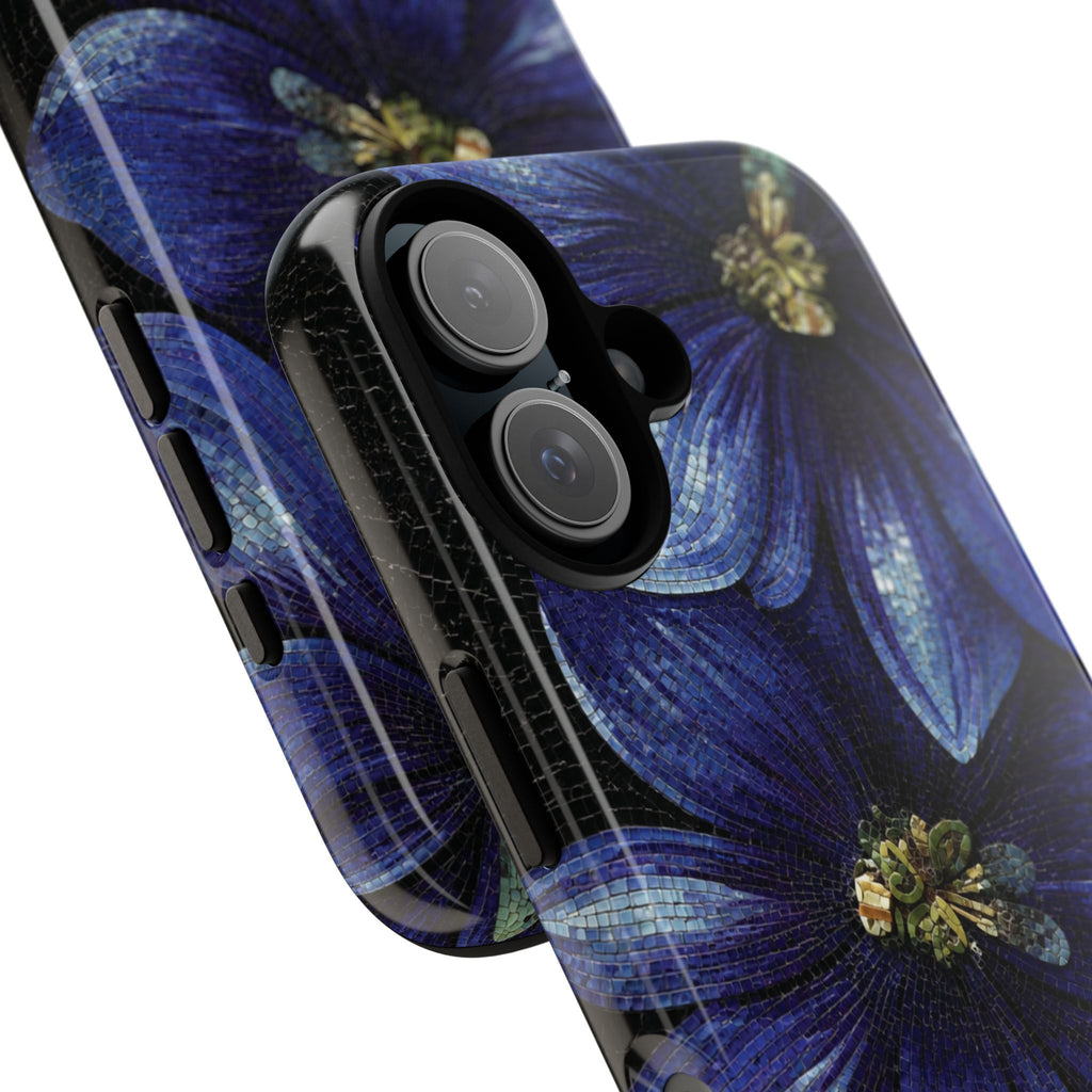 Blue Floral Tough Case
