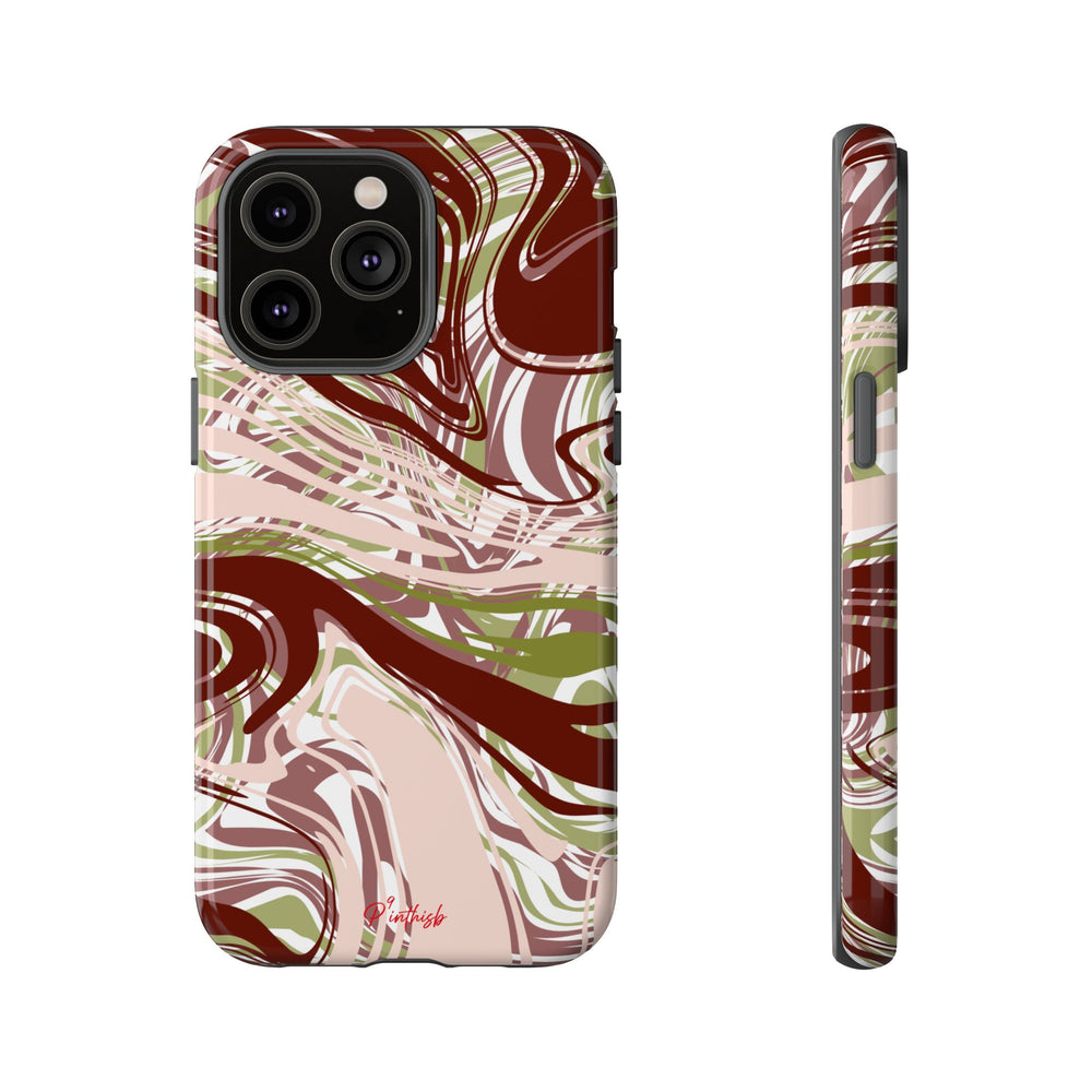 Abstract Marbled Tough Phone Case