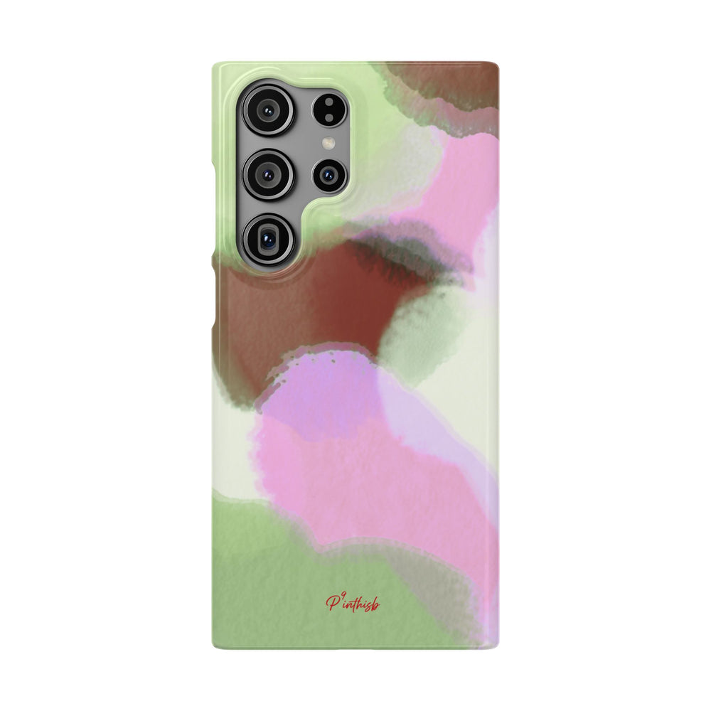 Abstract Pastel Camouflage Snap Phone Case