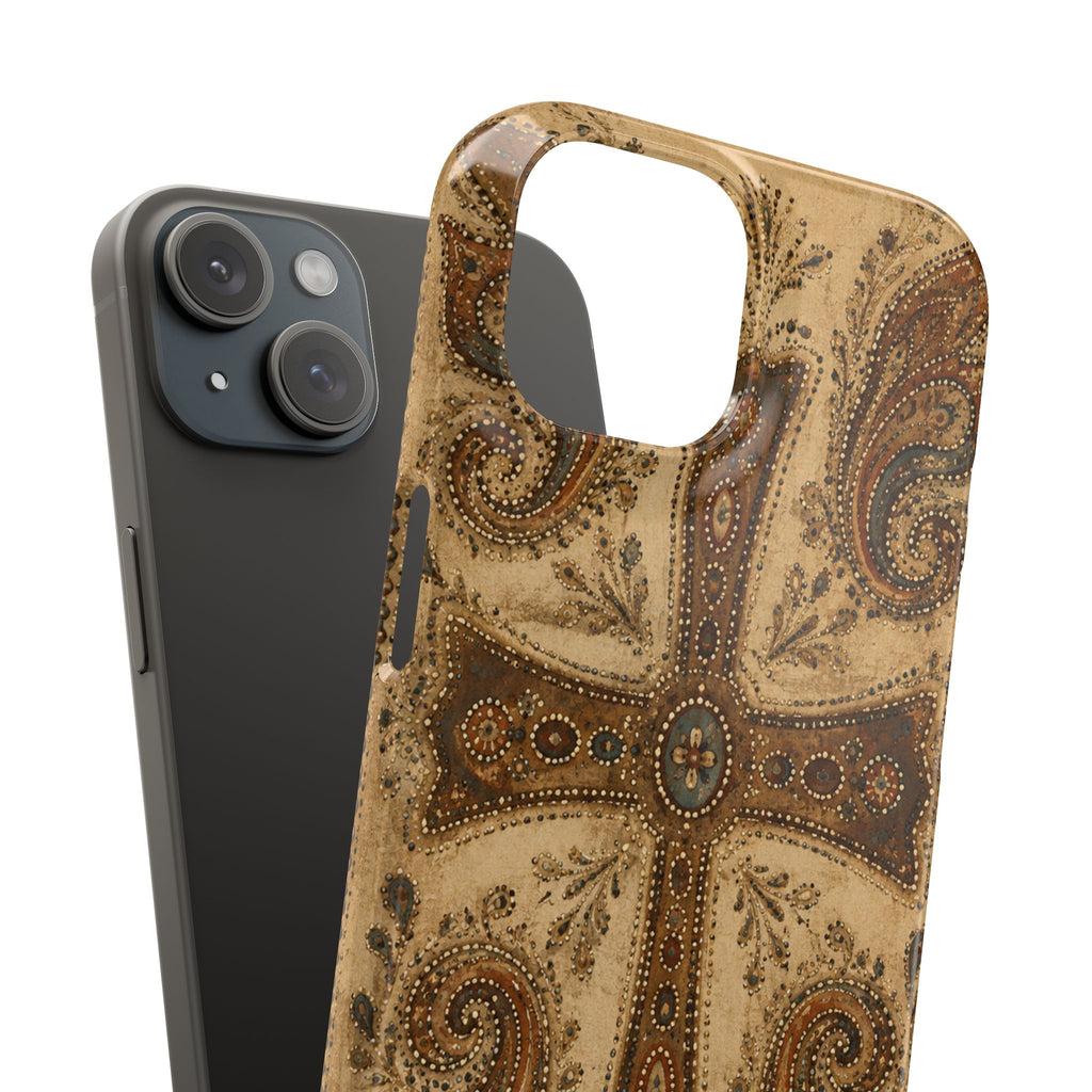 Cross Paisley Snap Case