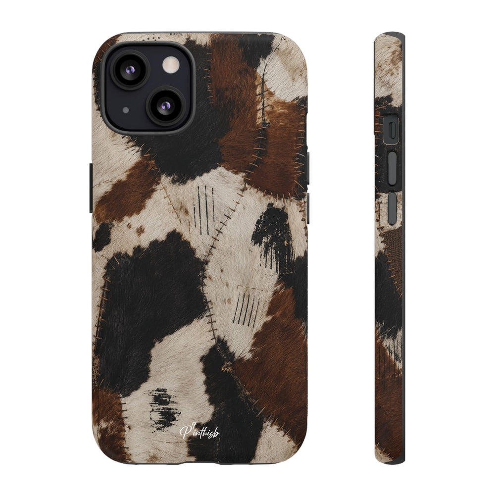 Brown & Black Animal Print Tough Case