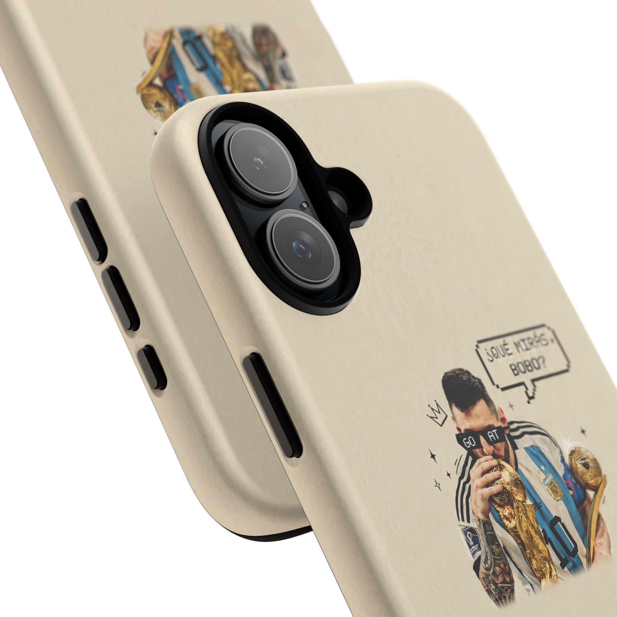 "G.O.A.T" Messi Tough Phone Case