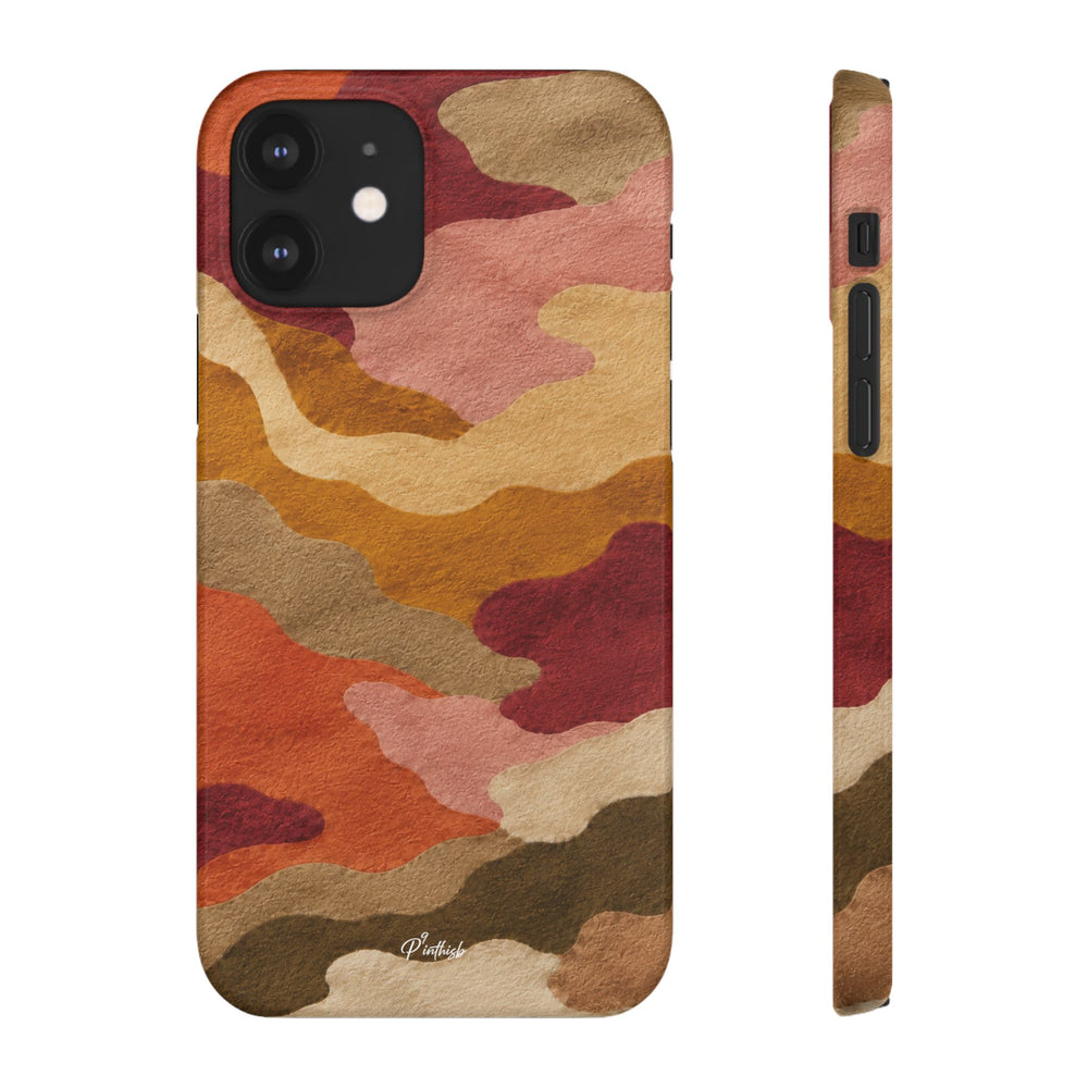 Watercolour Camo Snap Case