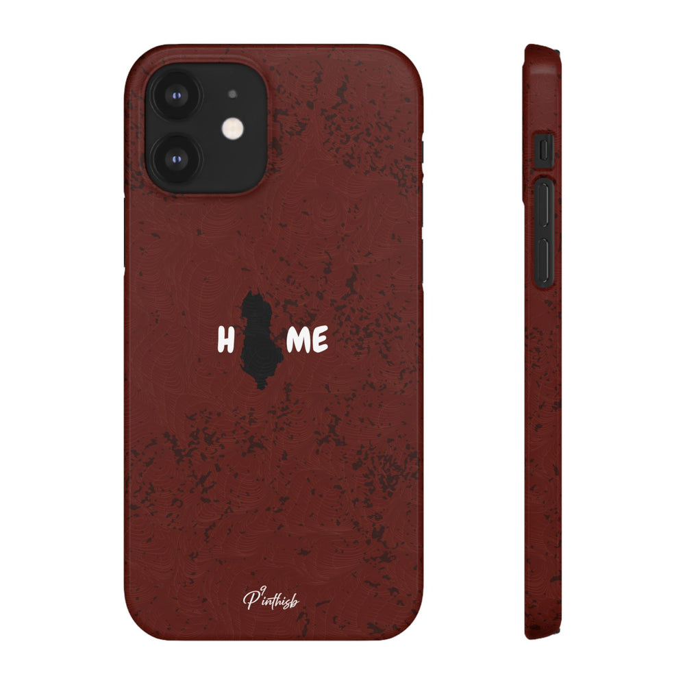 "HOME" Albania Snap Case