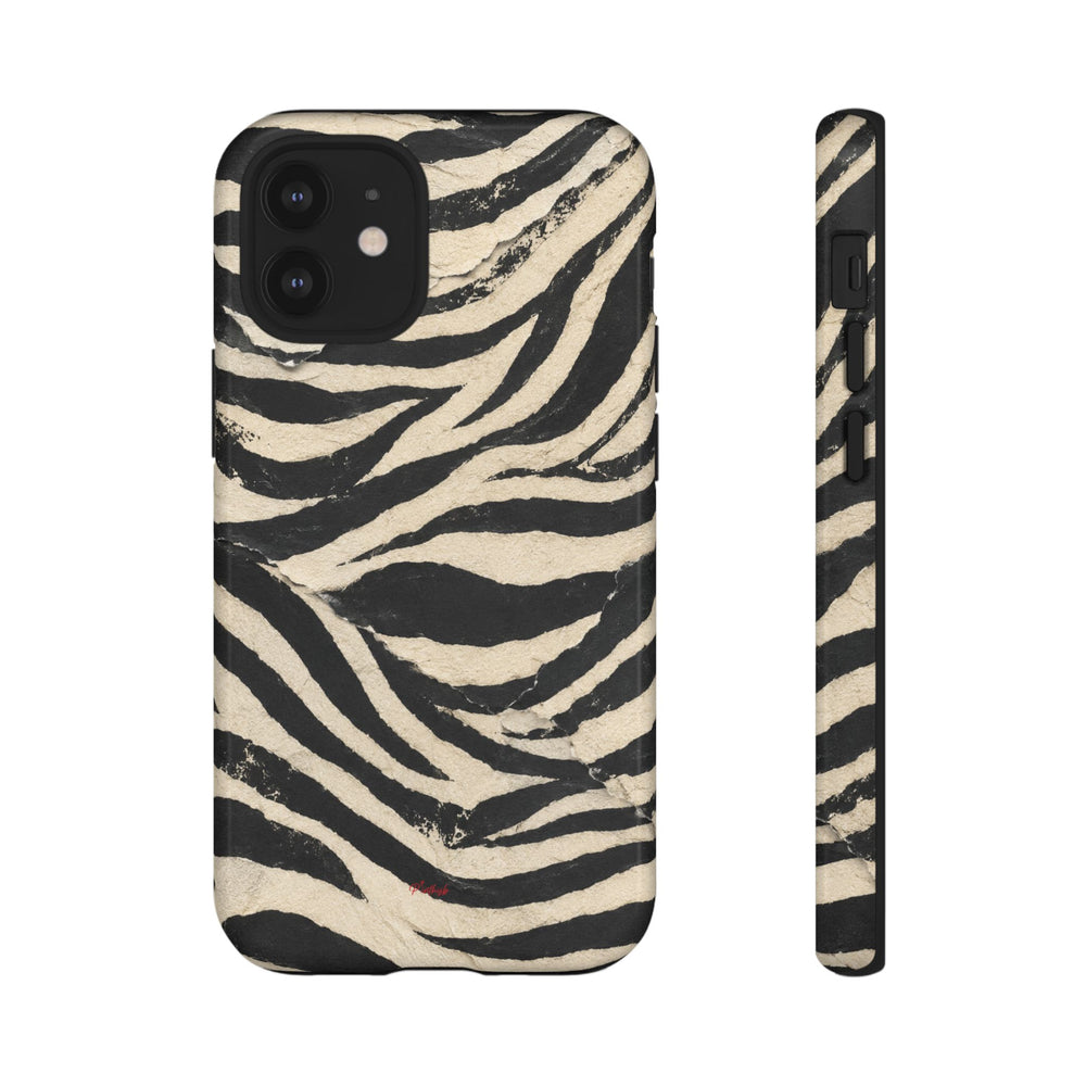 Wavy Peach & Mauve Tough Case