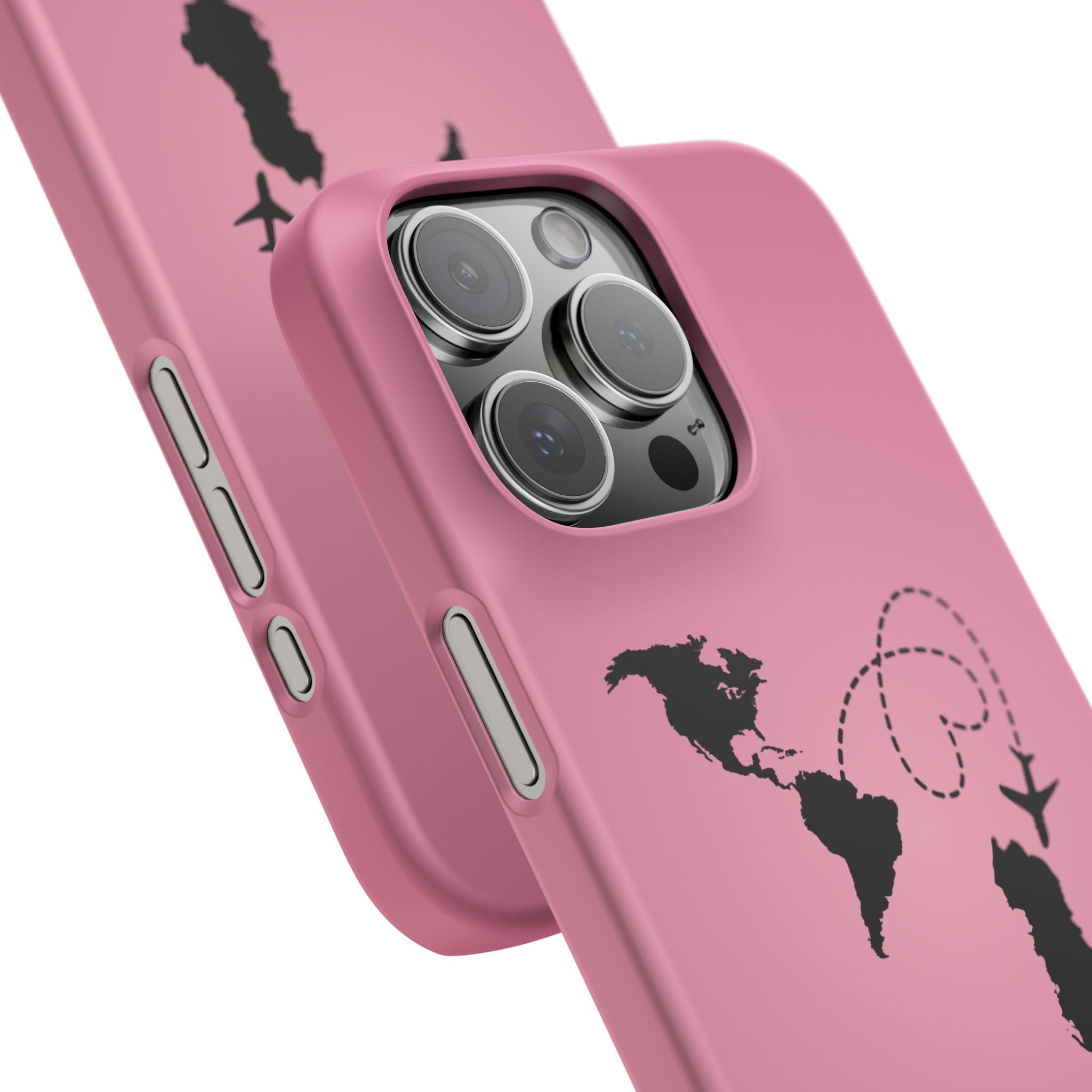 America to Albania Pink Snap Phone Case