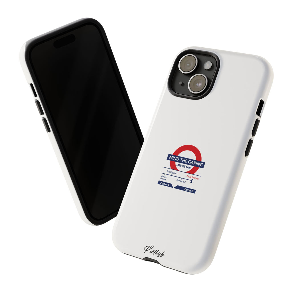 "Mind the Gaping" London Tube Parody Phone Case