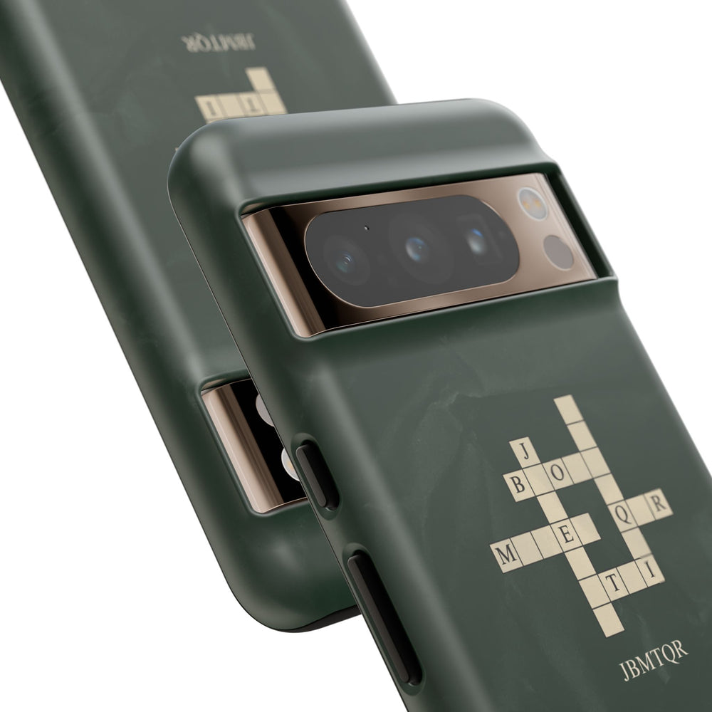 "JBMTQR crossword" Tough Phone Case