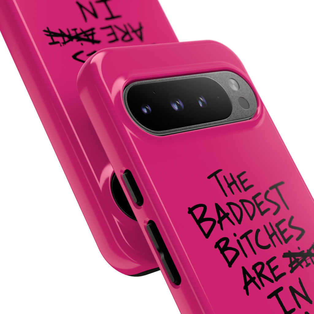 "The Baddest B*tches Are In Albania" Hot Pink Case