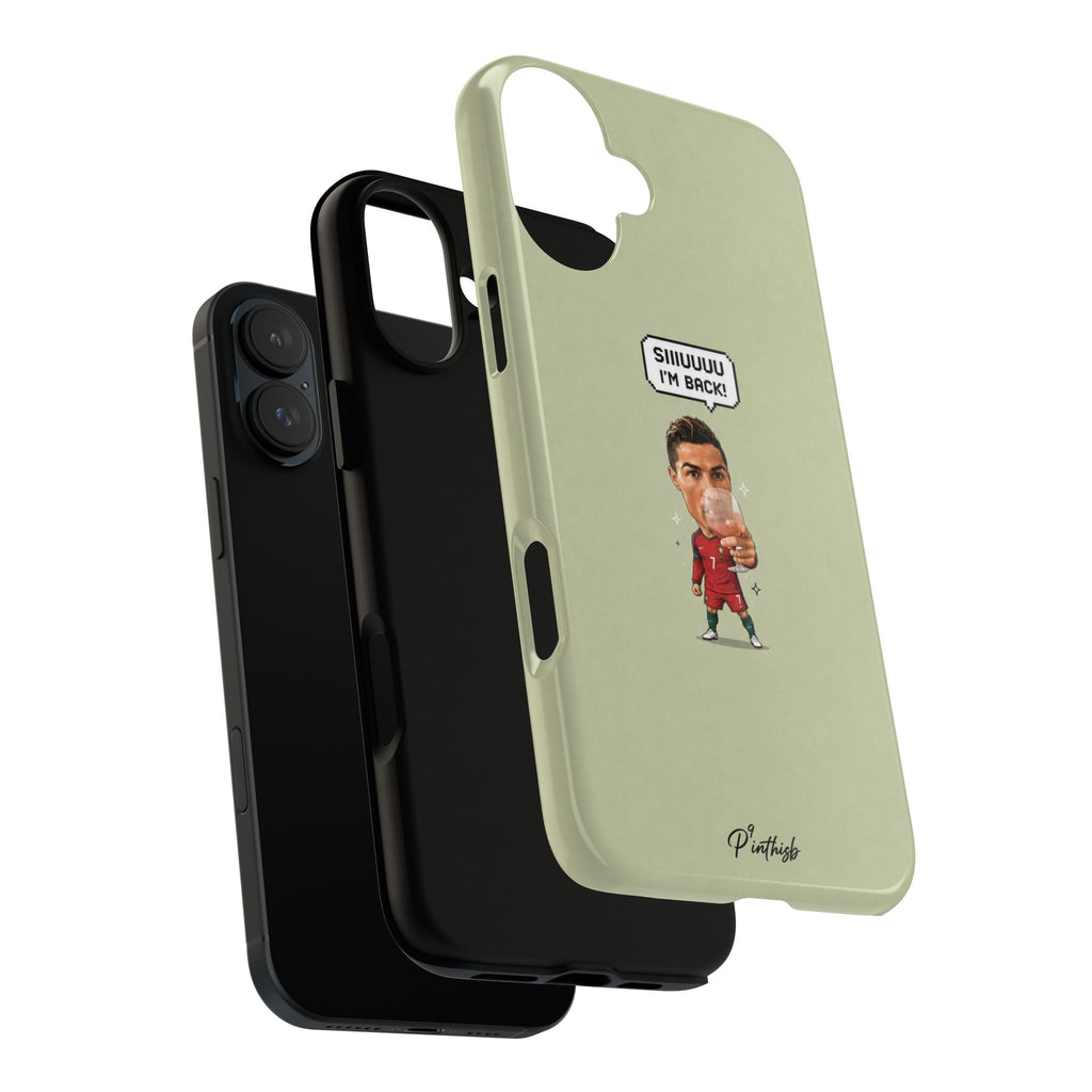 "SIIUUU, I'M BACK" CR7 Tough Phone Case