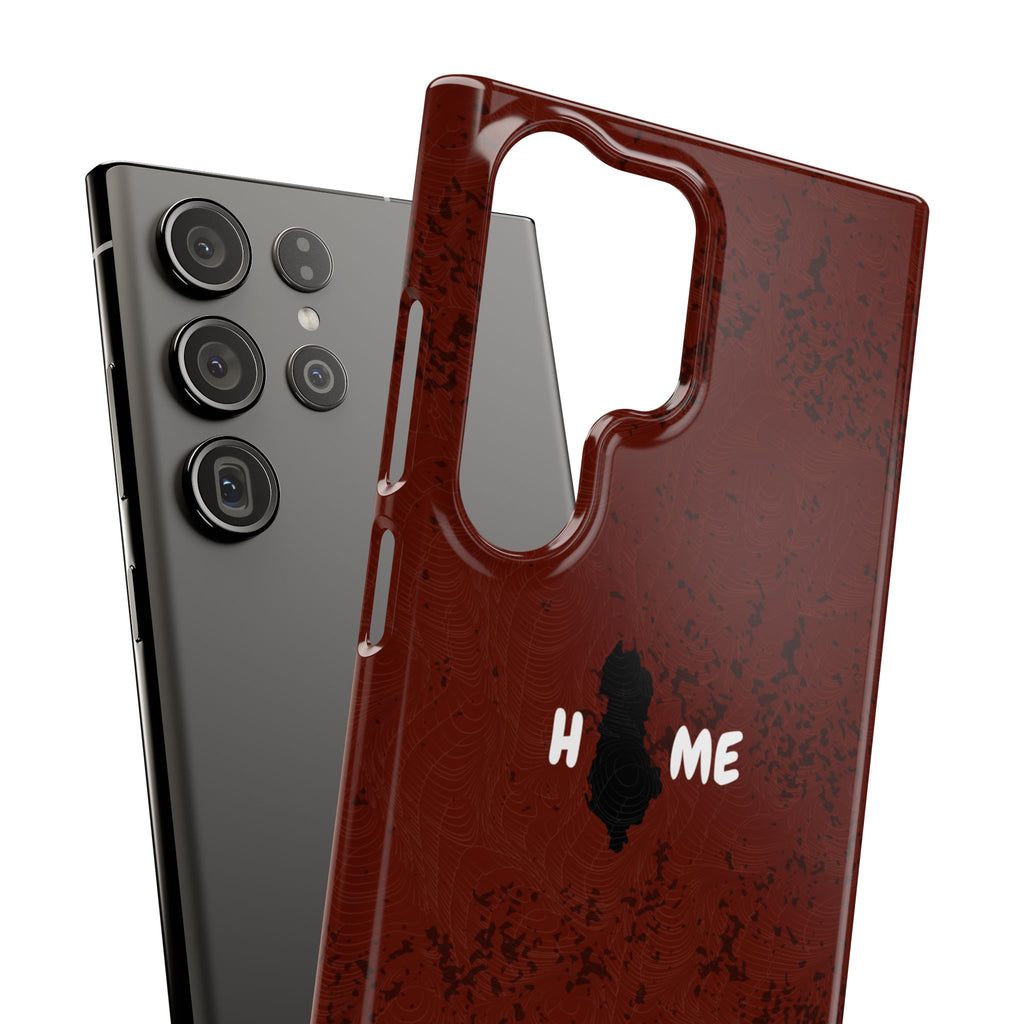 "HOME" Albania Snap Case