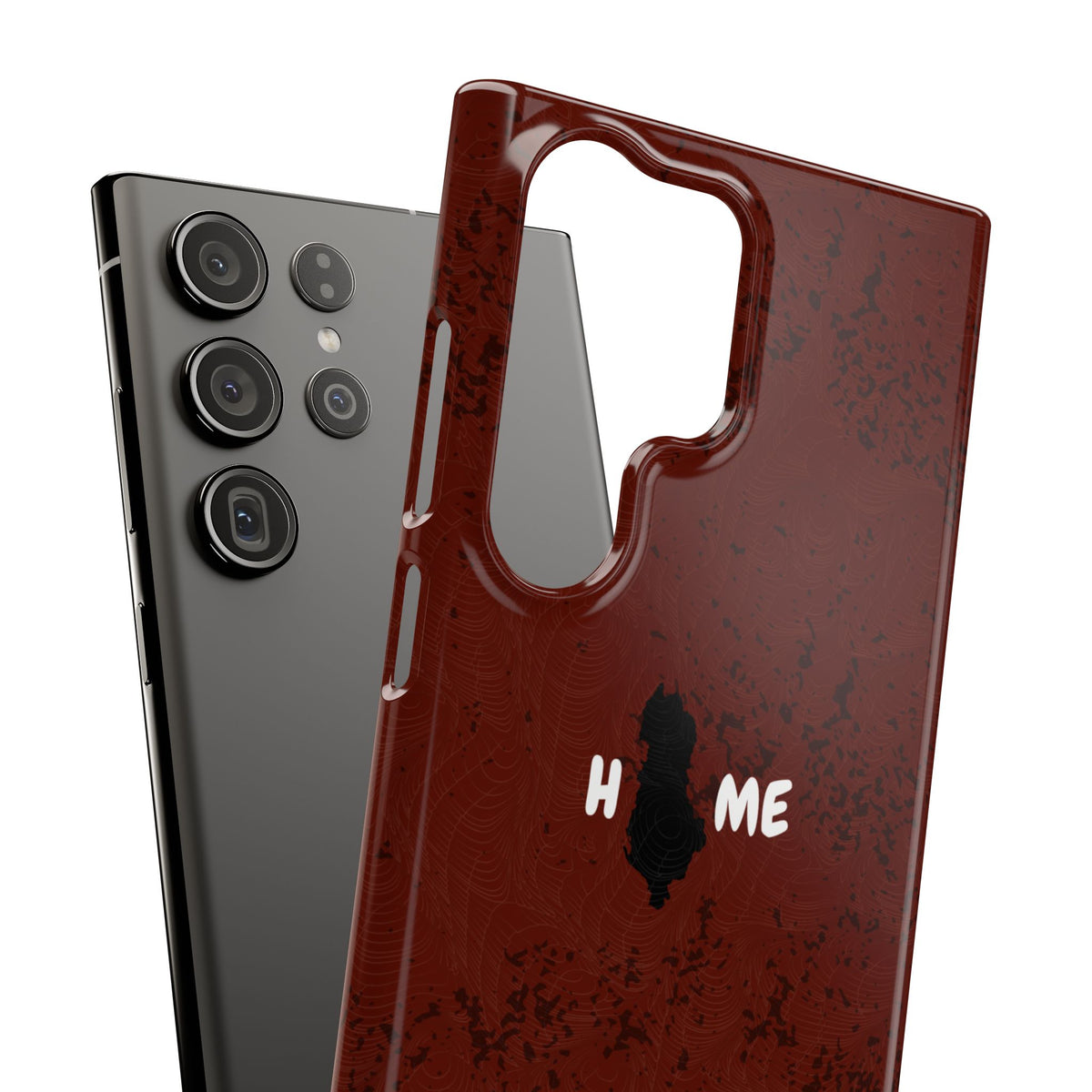 "HOME" Albania Snap Case