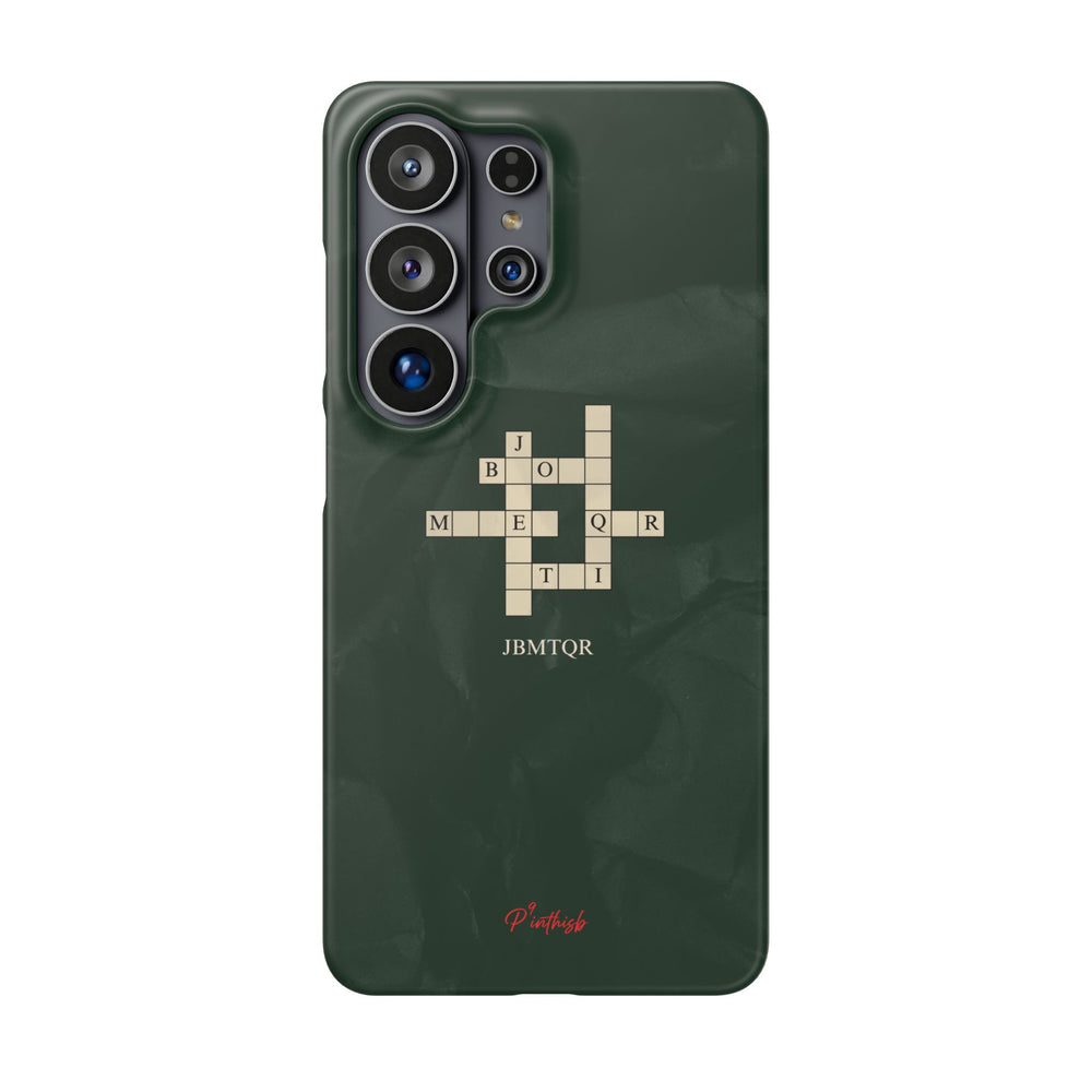 "JBMTQR crossword" Snap Phone Case