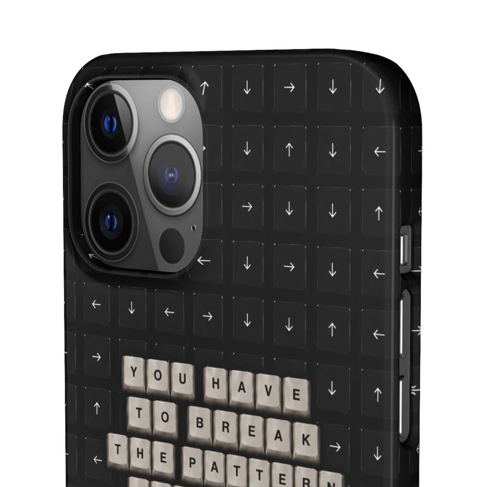 "Break the pattern" Keyboard Snap Case