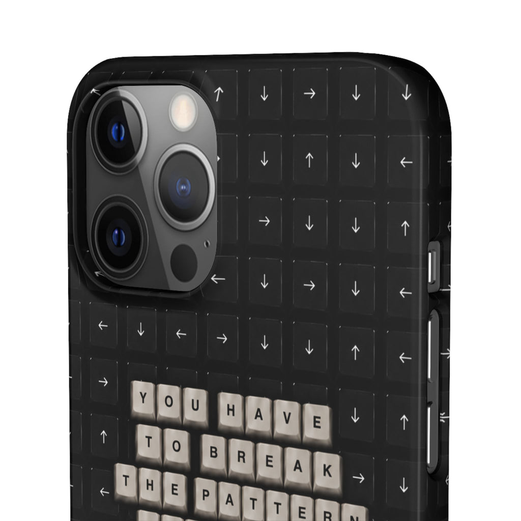 "Break the pattern" Keyboard Snap Case