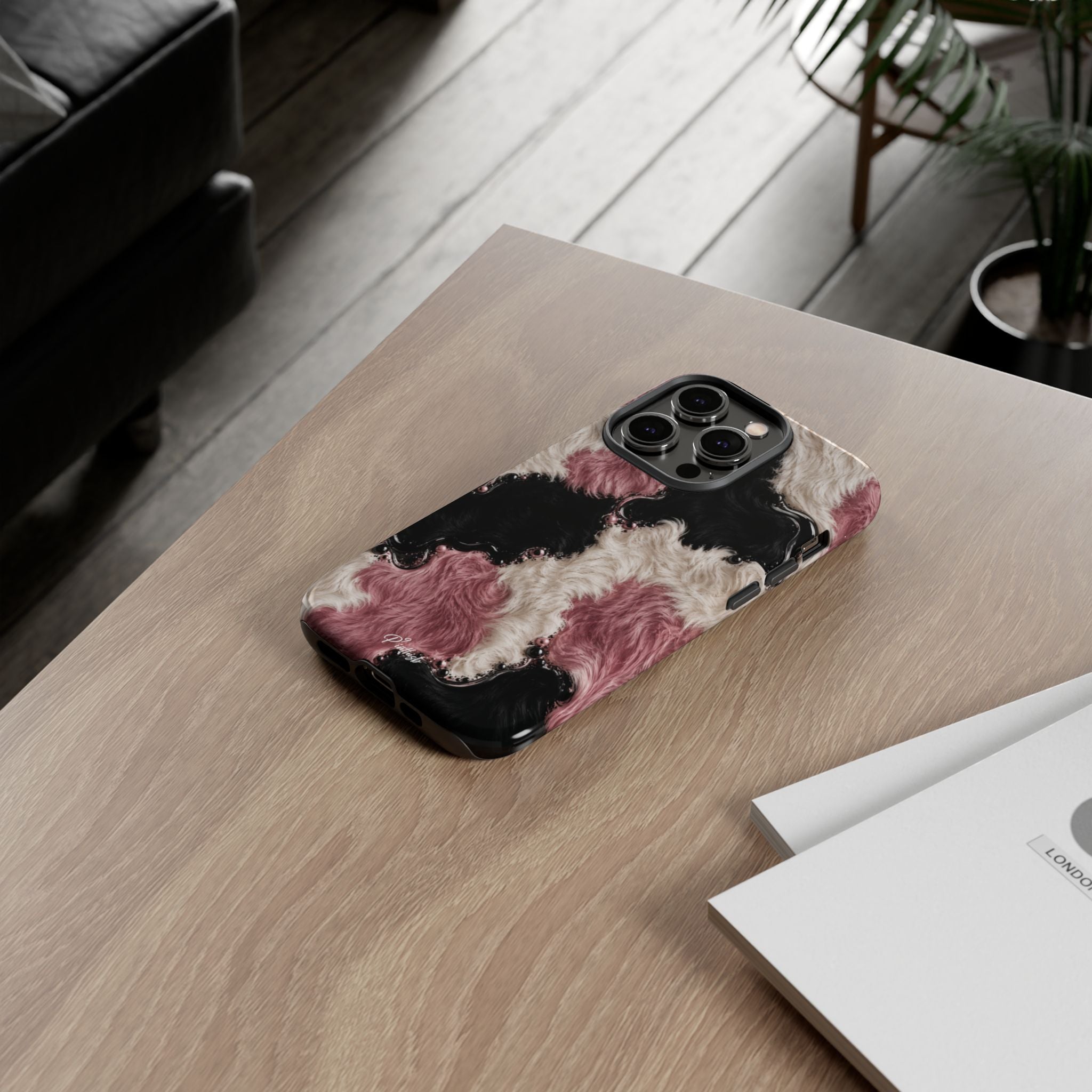 Cow Print Swirl Tough Case