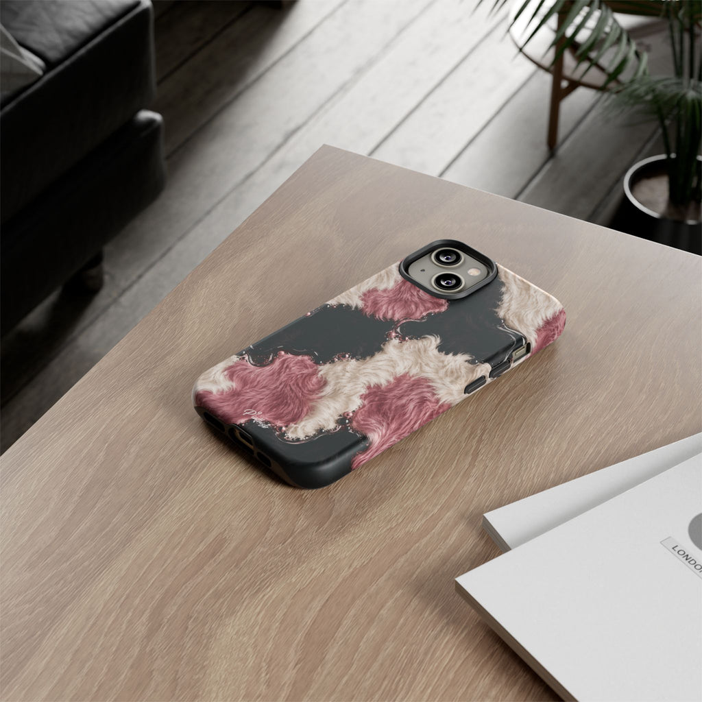 Cow Print Swirl Tough Case