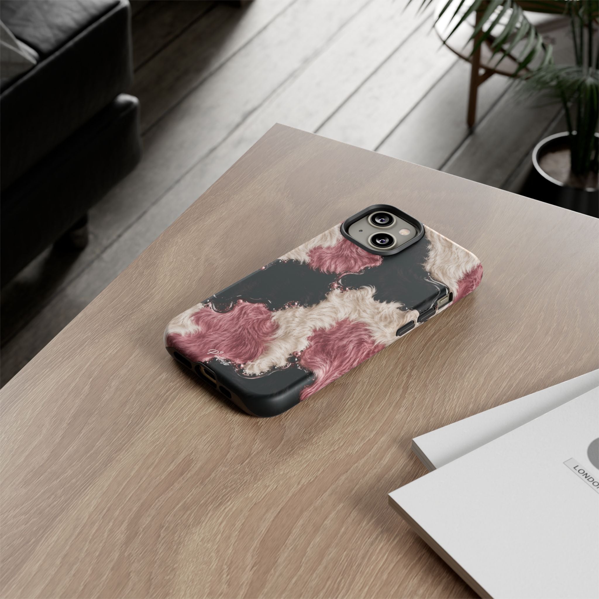 Cow Print Swirl Tough Case