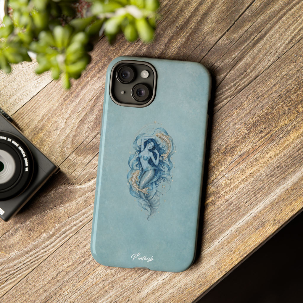 Pisces Zodiac Glitter Phone Case