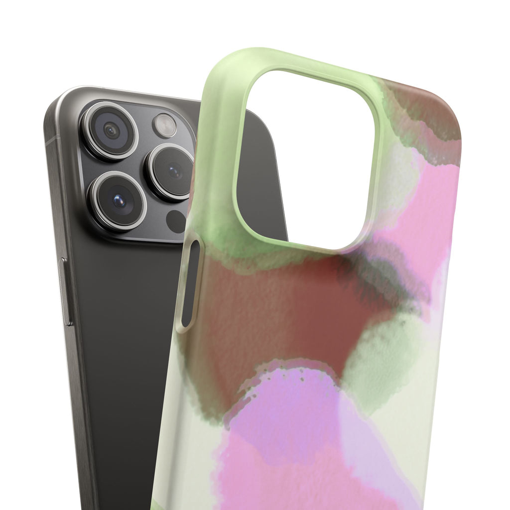 Abstract Pastel Camouflage Snap Phone Case