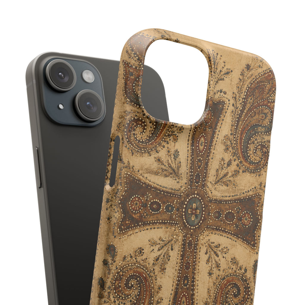 Cross Paisley Snap Case