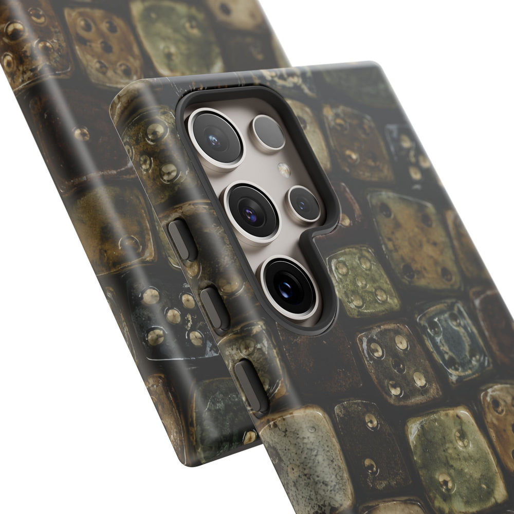 Vintage Dice Tile Phone Case