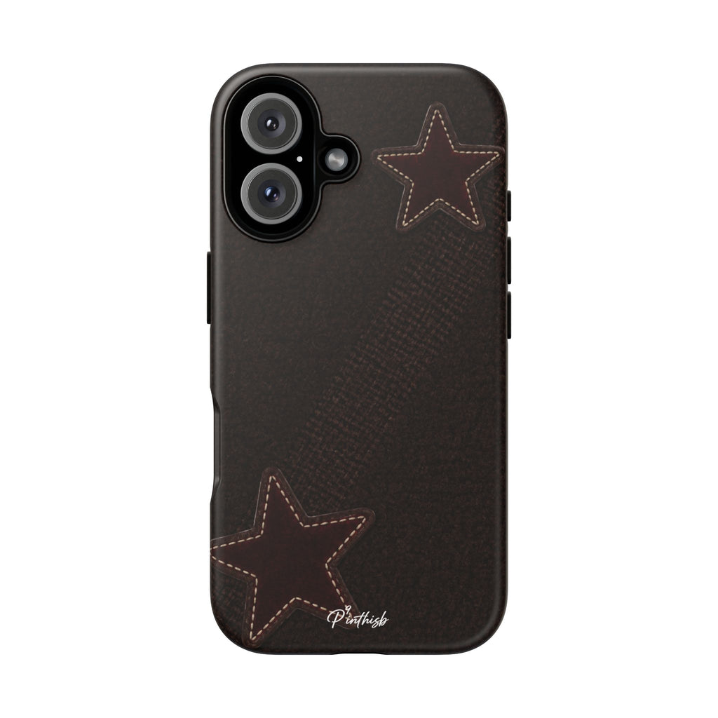 Rustic Stitched Star Phone Case