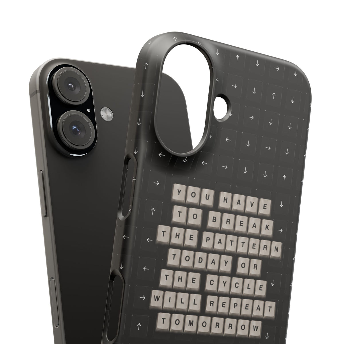 "Break the pattern" Keyboard Snap Case