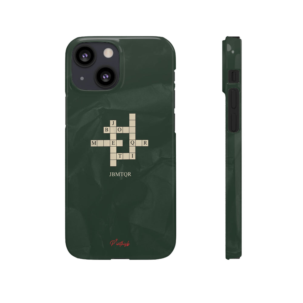 "JBMTQR crossword" Snap Phone Case