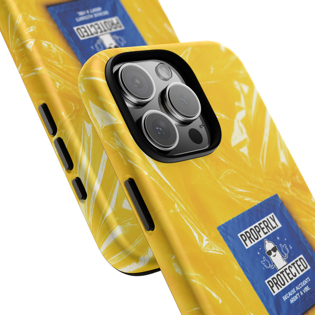 "Properly Protected" Graphic Phone Case