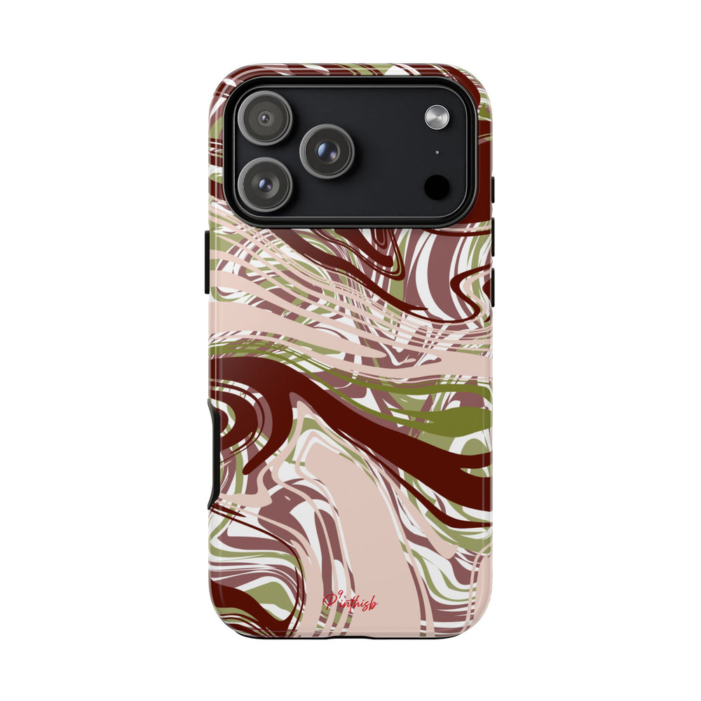 Abstract Marbled Tough Phone Case