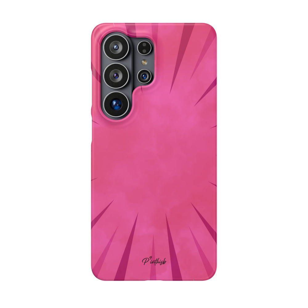 Pink Burst Snap Phone Case