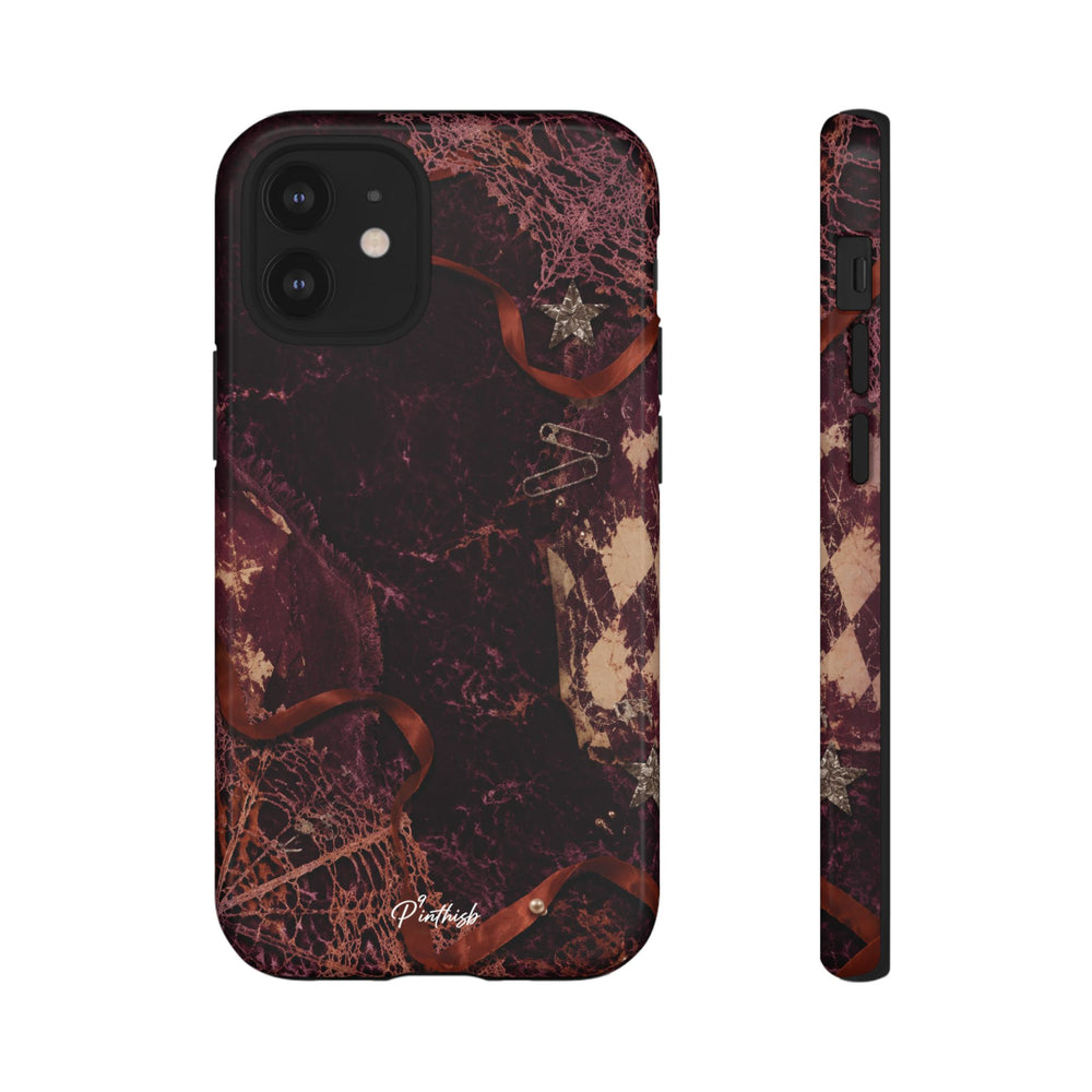 Dark Maroon Vintage Tough Case