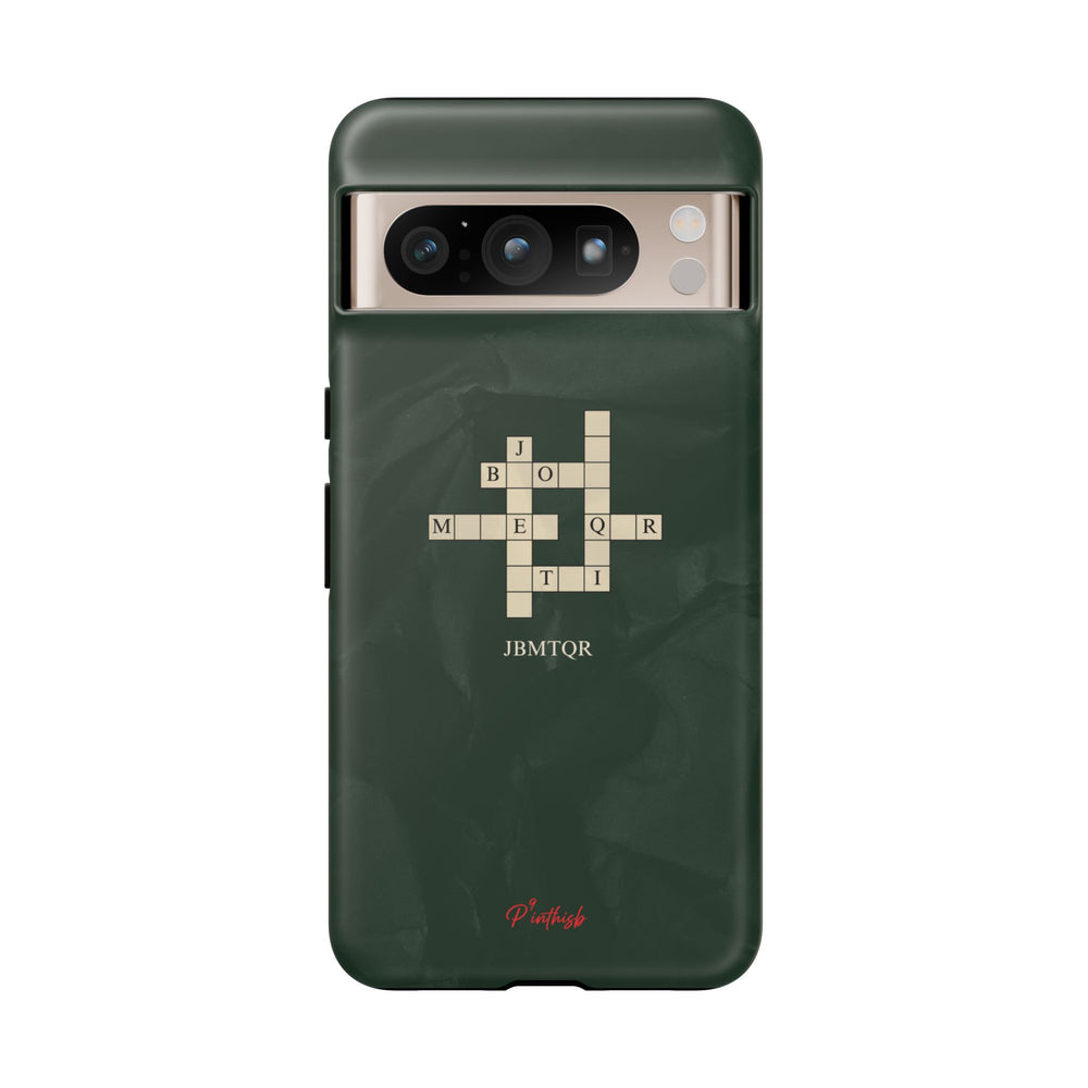 "JBMTQR crossword" Tough Phone Case