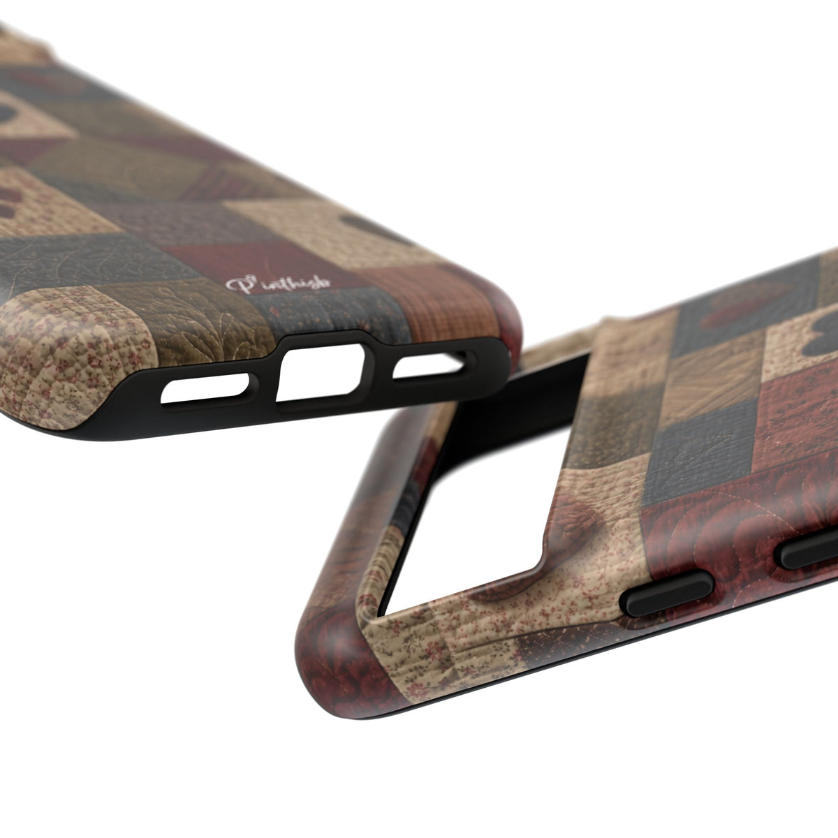 Patchwork Hearts Phone Case