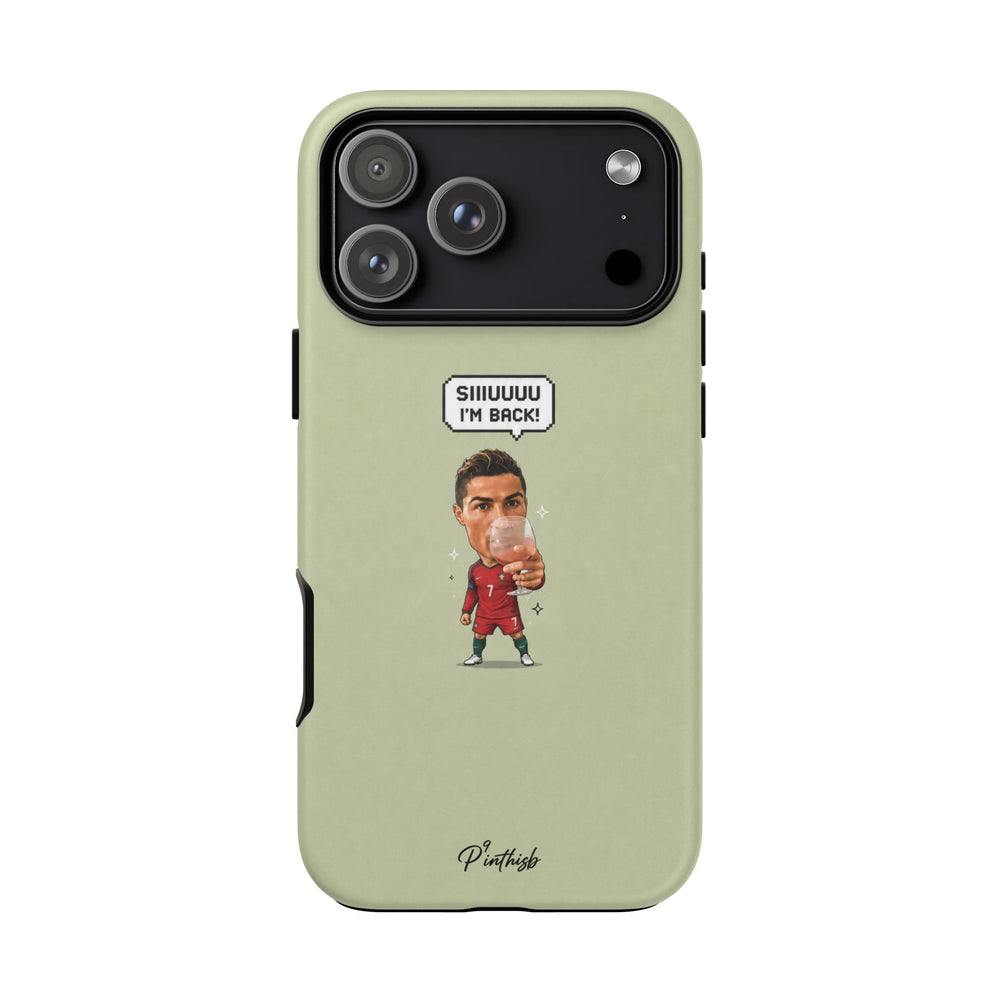 "SIIUUU, I'M BACK" CR7 Tough Phone Case