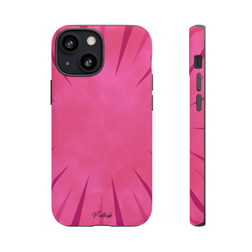 Pink Burst Tough Phone Case
