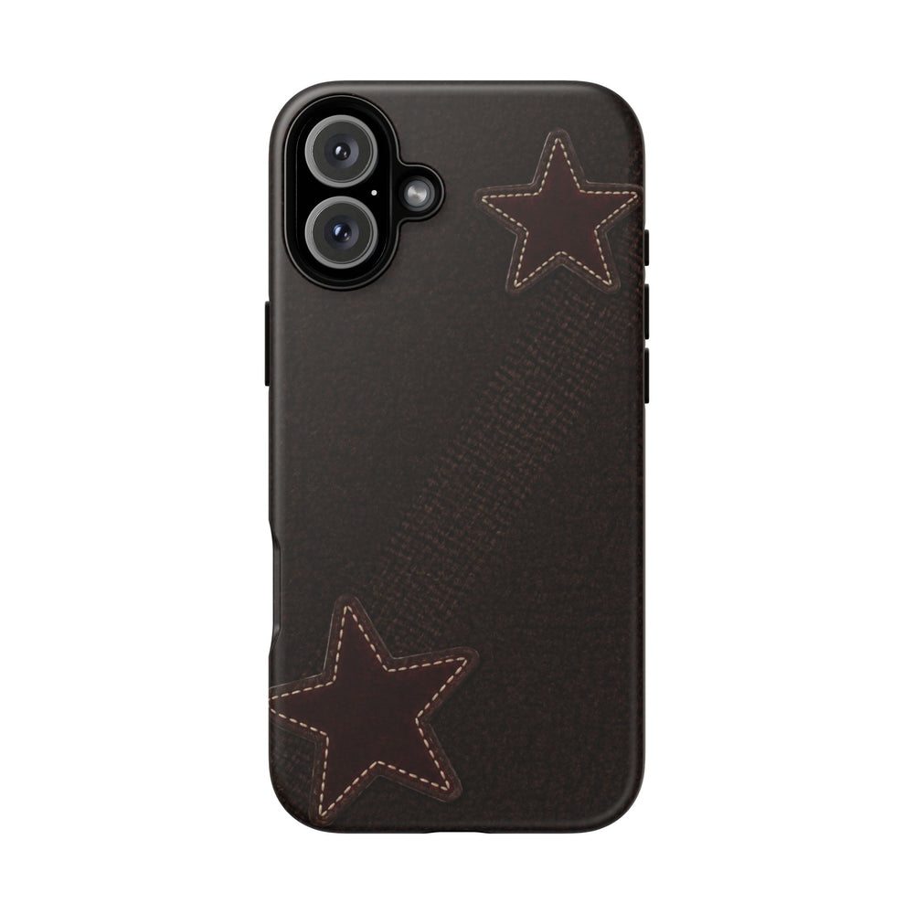 Rustic Stitched Star Phone Case